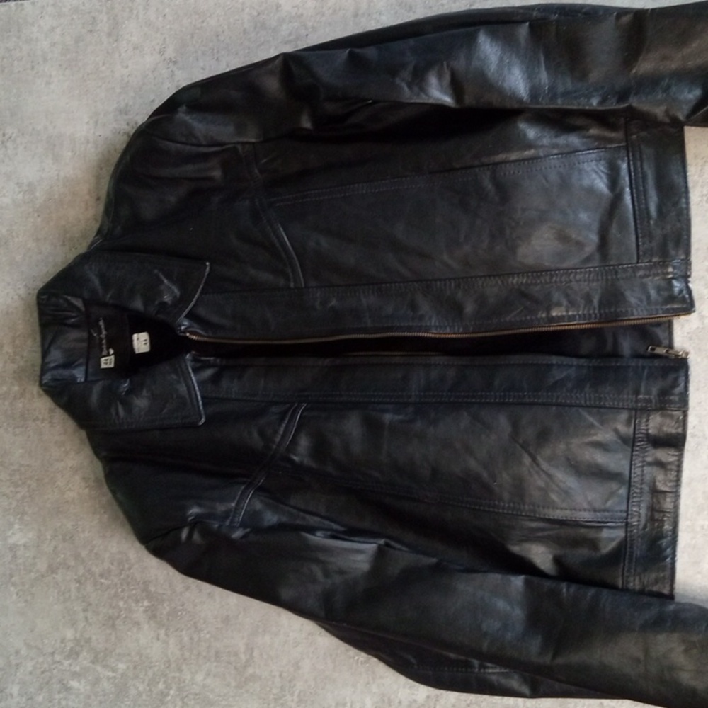 🗝️ Retro Genuine Leather Argentina Black Jacket